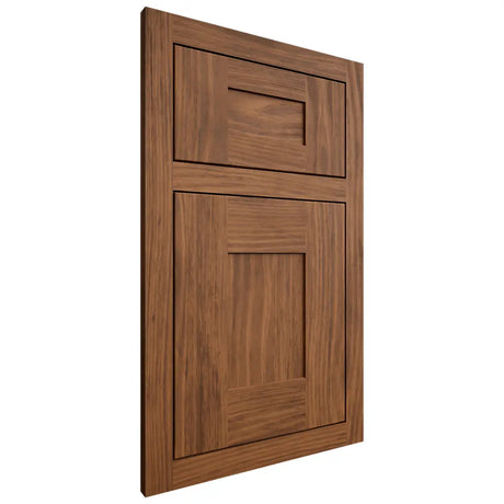 Shiloh Cabinetry Flush Inset Hartford Cherry Plain Cut Carob Door