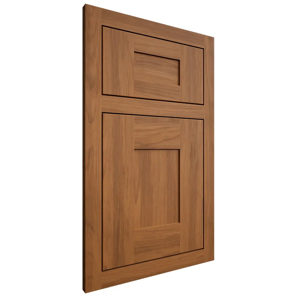 Shiloh Cabinetry Flush Inset Hartford Hickory Plain Cut Chestnut Door