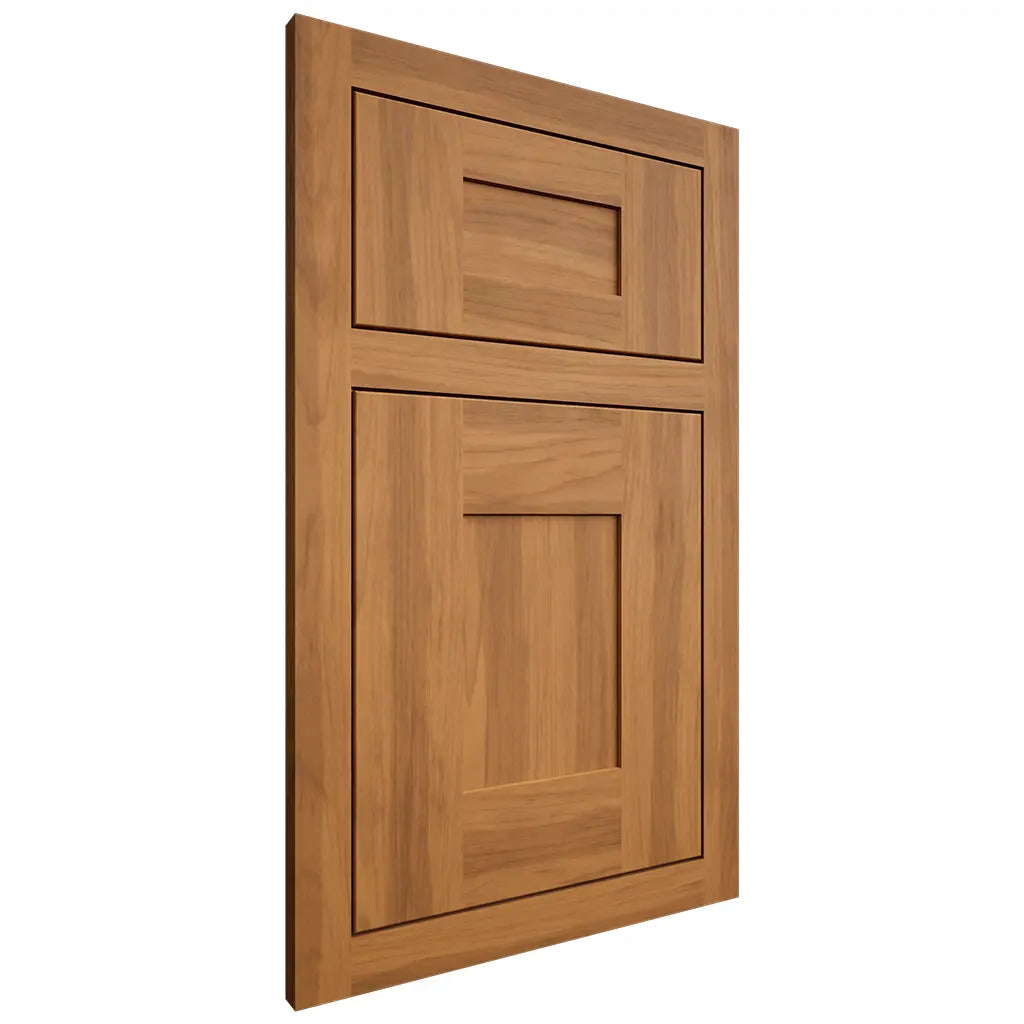 Shiloh Cabinetry Flush Inset Hartford Hickory Plain Cut Medium Door