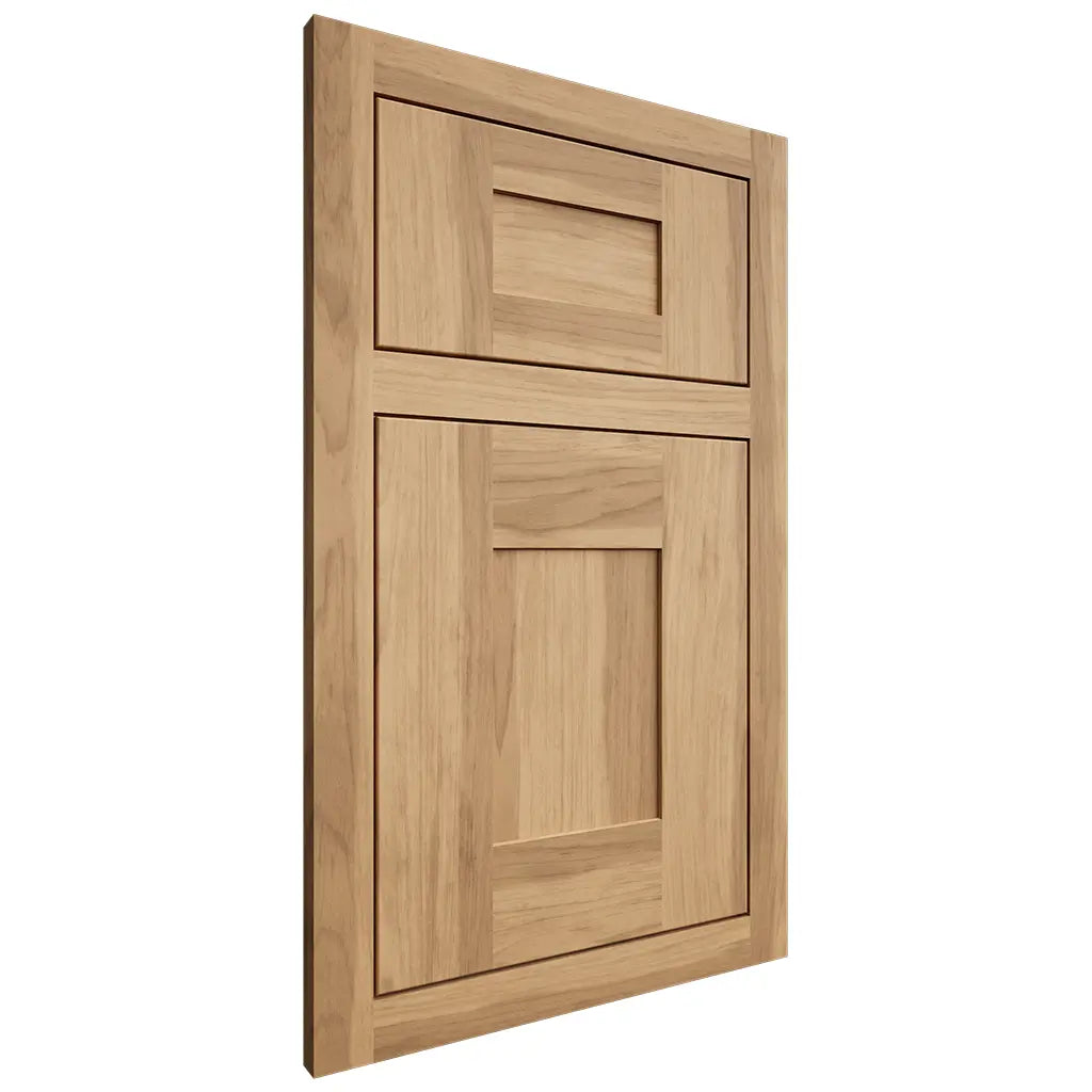 Shiloh Cabinetry Flush Inset Hartford Hickory Plain Cut Natural Door