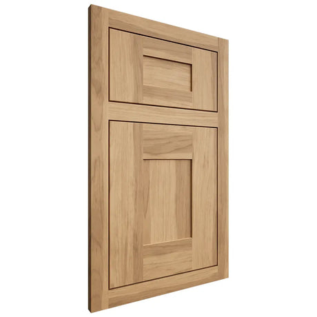 Shiloh Cabinetry Flush Inset Hartford Hickory Plain Cut Natural Door