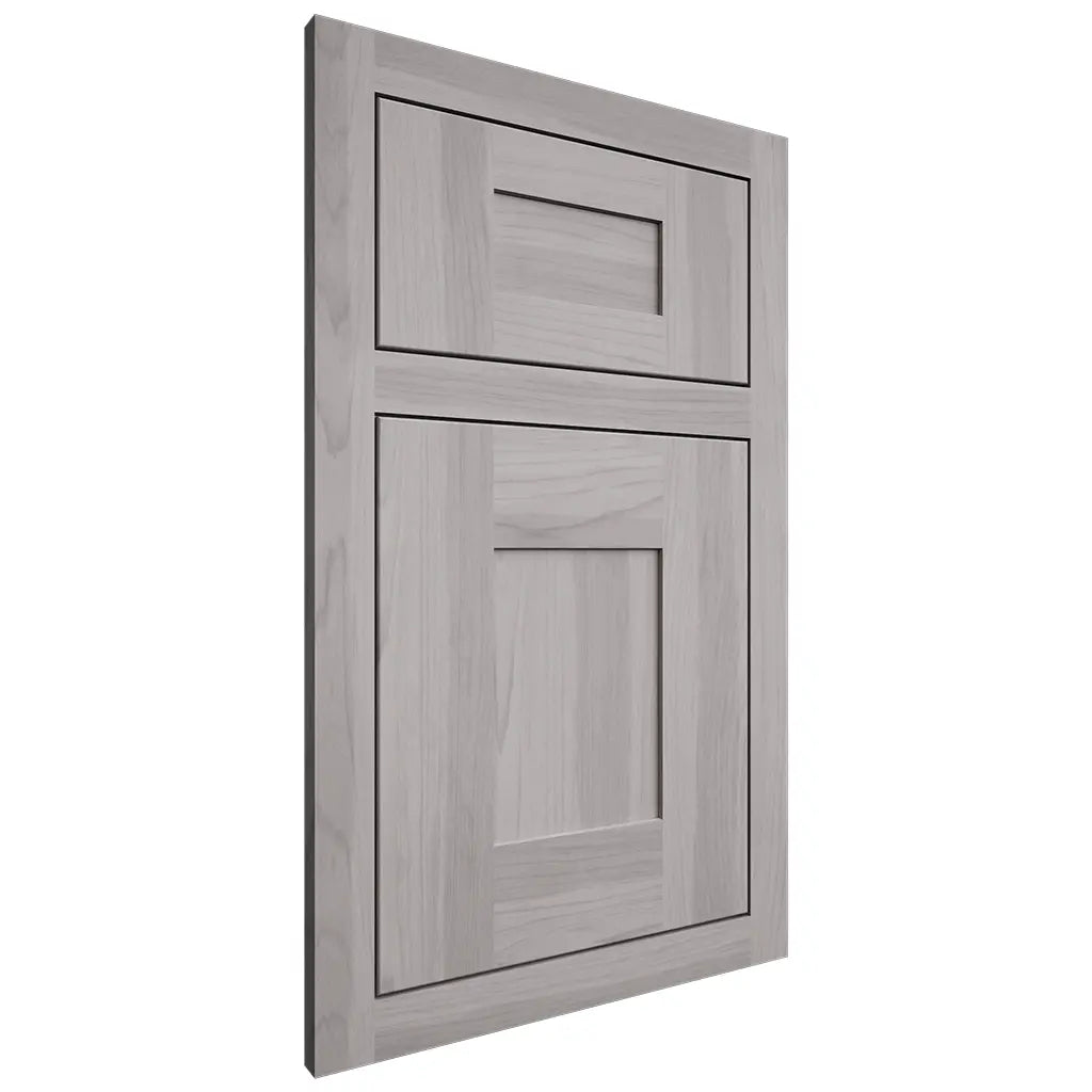 Shiloh Cabinetry Flush Inset Hartford Hickory Plain Cut Stratus Door