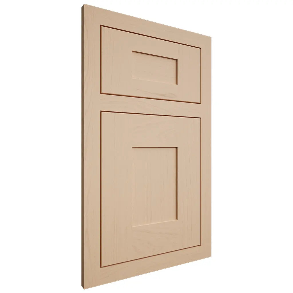 Shiloh Cabinetry Flush Inset Hartford Maple Plain Cut Natural Door