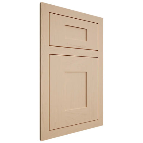Shiloh Cabinetry Flush Inset Hartford Maple Plain Cut Natural Door