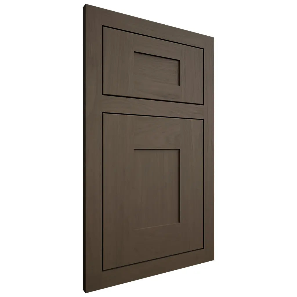 Shiloh Cabinetry Flush Inset Hartford Maple Plain Cut Perfect Brown Door
