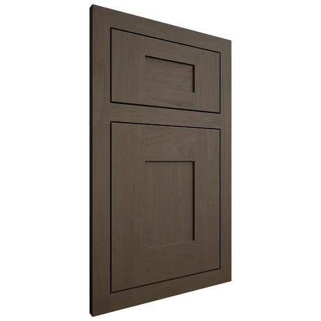 Shiloh Cabinetry Flush Inset Hartford Maple Plain Cut Perfect Brown Door