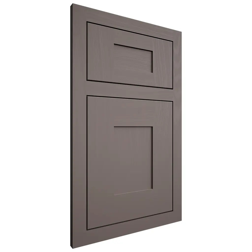 Shiloh Cabinetry Flush Inset Hartford Poplar Plain Cut Heatherstone Door