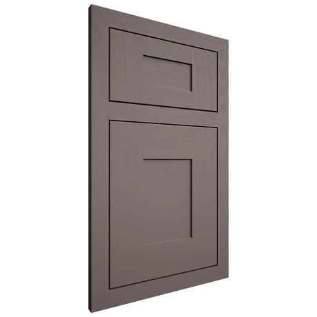 Shiloh Cabinetry Flush Inset Hartford Poplar Plain Cut Heatherstone Door