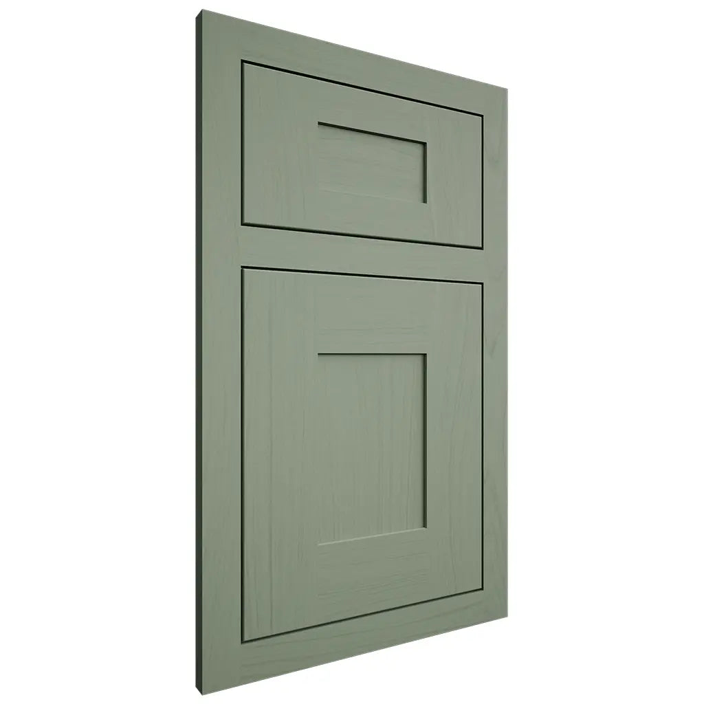 Shiloh Cabinetry Flush Inset Hartford Poplar Plain Cut Moss Door