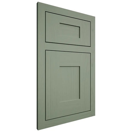 Shiloh Cabinetry Flush Inset Hartford Poplar Plain Cut Moss Door