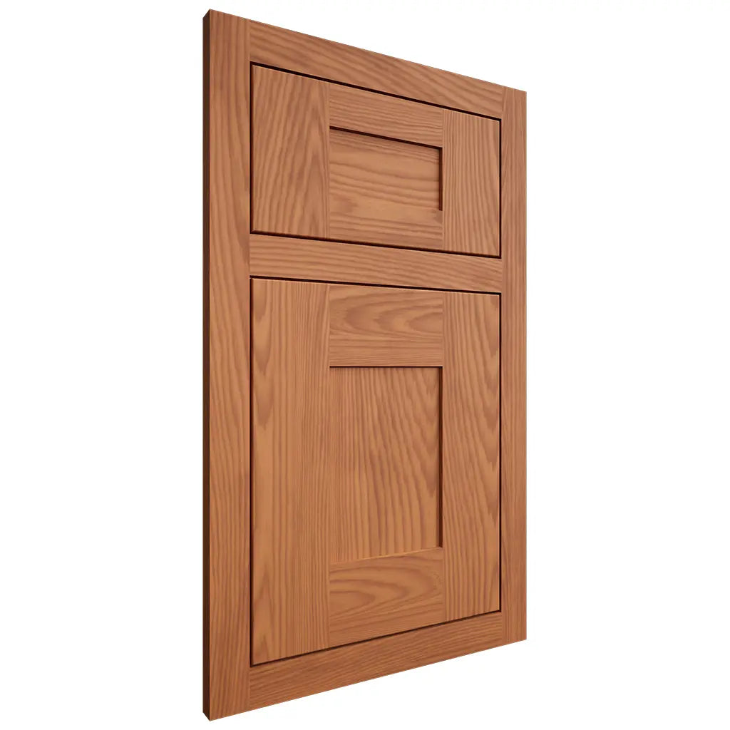 Shiloh Cabinetry Flush Inset Hartford Red Oak Plain Cut Harvest Door