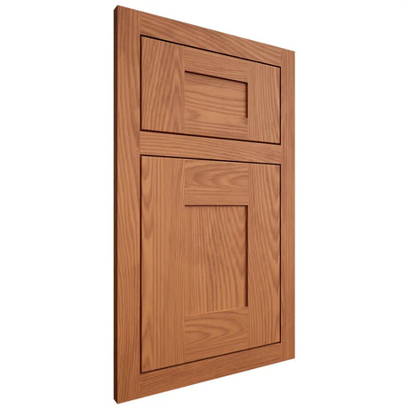 Shiloh Cabinetry Flush Inset Hartford Red Oak Plain Cut Harvest Door