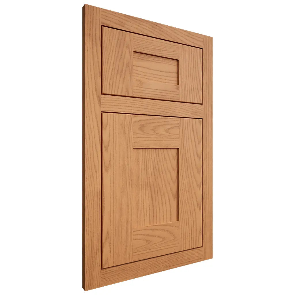 Shiloh Cabinetry Flush Inset Hartford Red Oak Plain Cut Medium Door