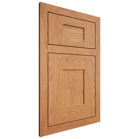 Shiloh Cabinetry Flush Inset Hartford Red Oak Plain Cut Medium Door