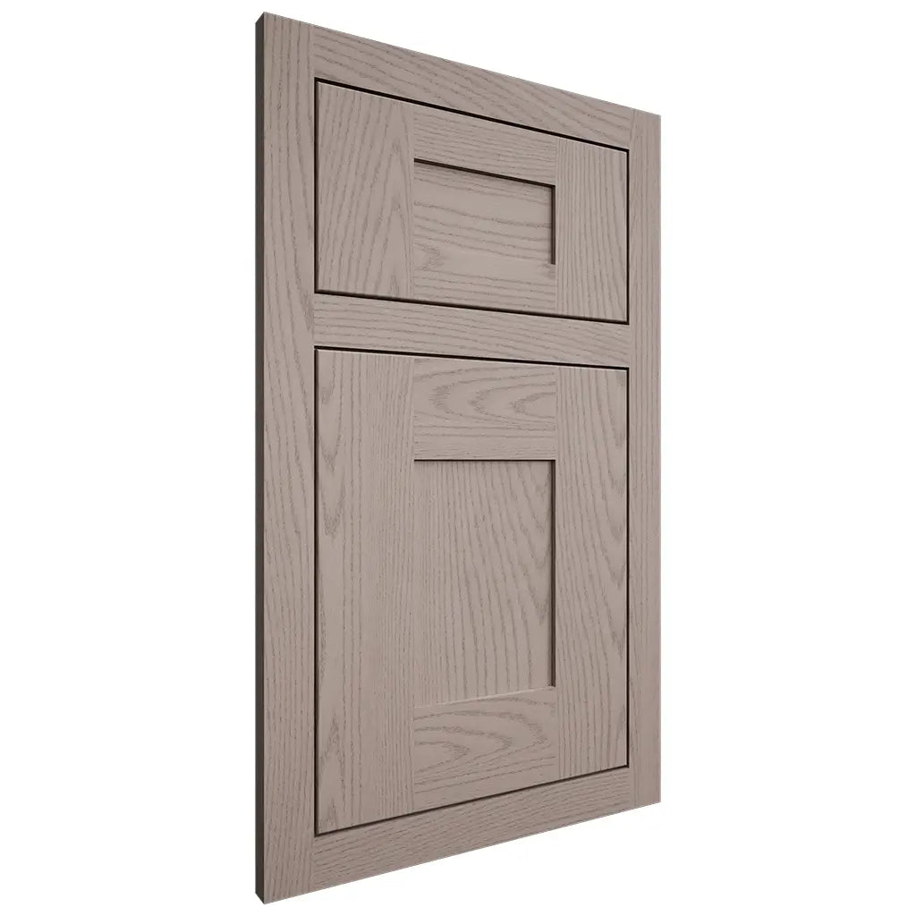 Shiloh Cabinetry Flush Inset Hartford Red Oak Plain Cut Sterling Door