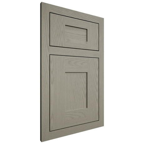 Shiloh Cabinetry Flush Inset Hartford Red Oak Plain Cut Thyme Door