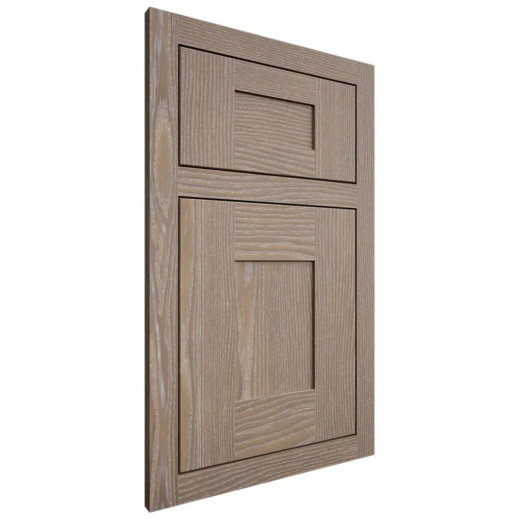 Shiloh Cabinetry Flush Inset Hartford White Oak Plain Cut Almond Door