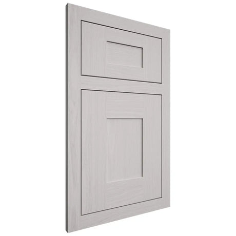 Shiloh Cabinetry Flush Inset Hartford White Oak Plain Cut Cotton Door