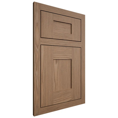 Shiloh Cabinetry Flush Inset Hartford White Oak Plain Cut Medium Door