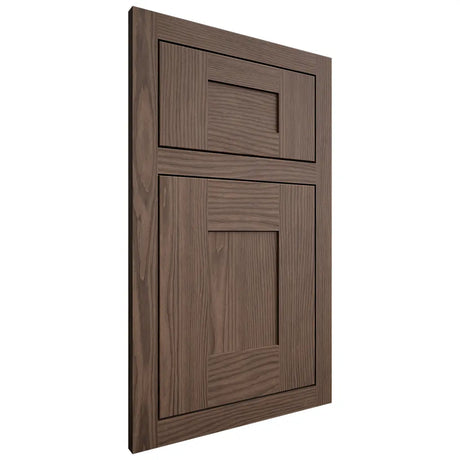 Shiloh Cabinetry Flush Inset Hartford White Oak Plain Cut Mineral Door