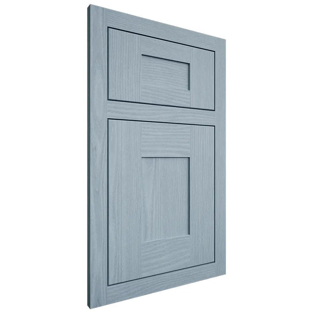Shiloh Cabinetry Flush Inset Hartford White Oak Plain Cut Sky Door