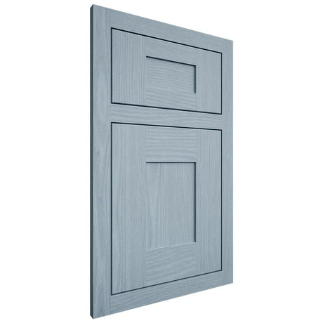 Shiloh Cabinetry Flush Inset Hartford White Oak Plain Cut Sky Door