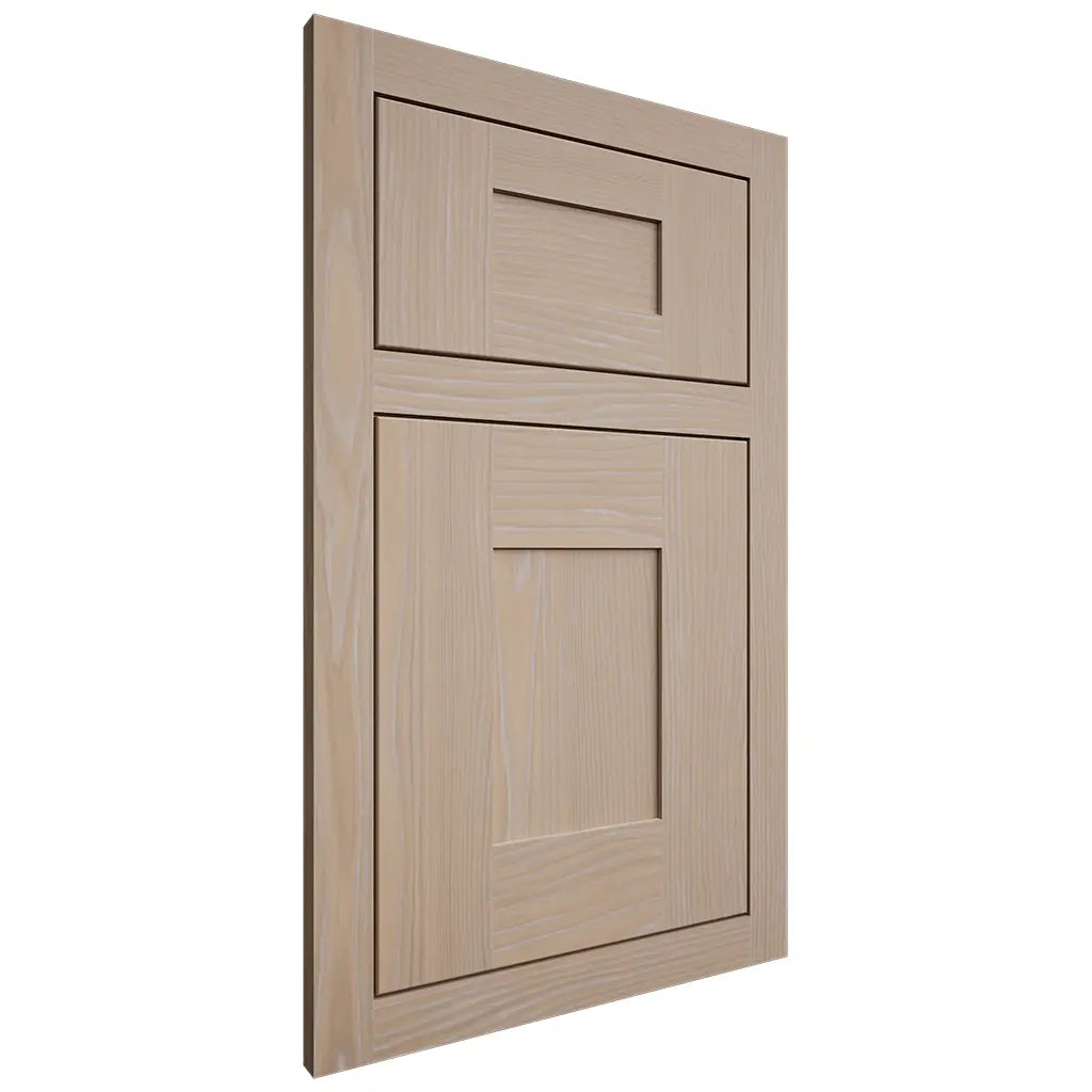 Shiloh Cabinetry Flush Inset Hartford White Oak Plain Cut Straw Door