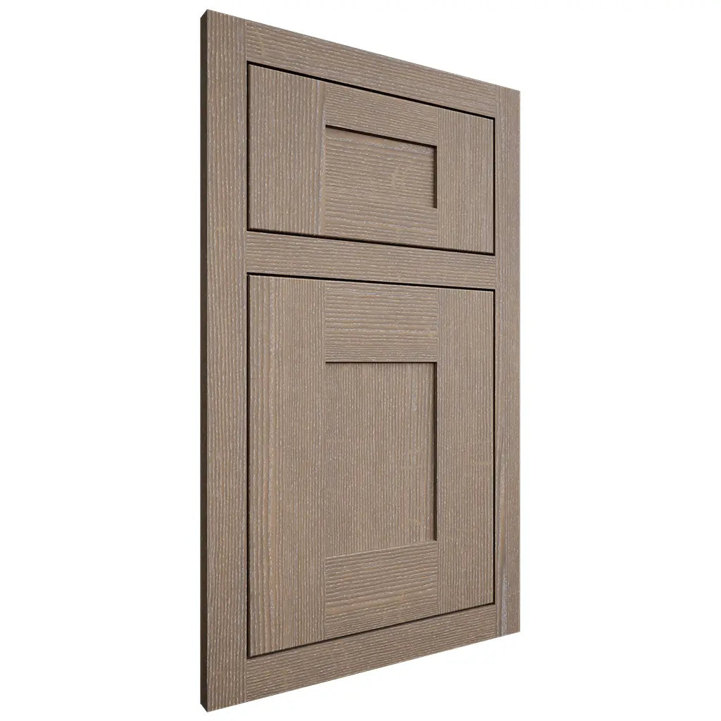 Shiloh Cabinetry Flush Inset Hartford White Oak Quarter Sawn Almond Door