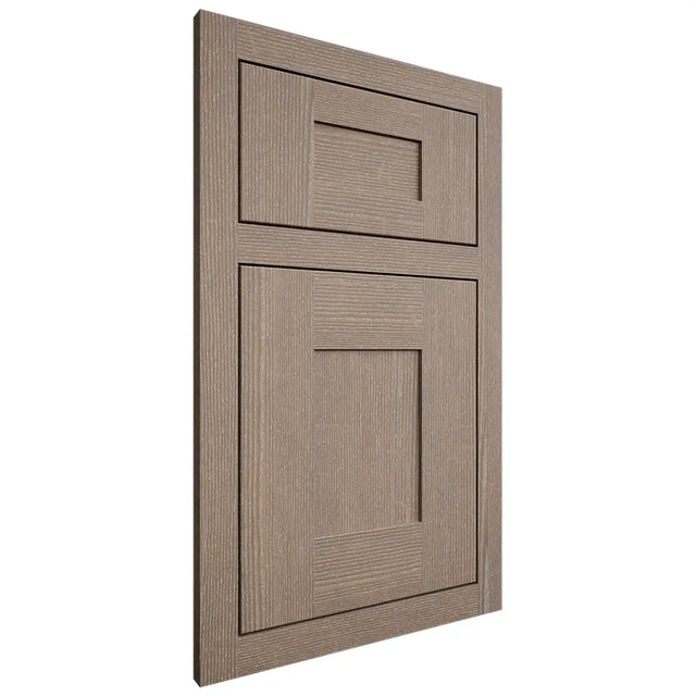 Shiloh Cabinetry Flush Inset Hartford White Oak Quarter Sawn Almond Door