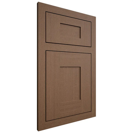 Shiloh Cabinetry Flush Inset Hartford White Oak Quarter Sawn Autumn Door