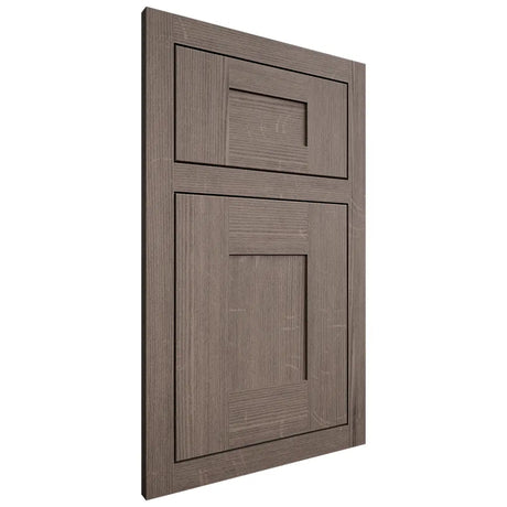 Shiloh Cabinetry Flush Inset Hartford White Oak Quarter Sawn Clay Door