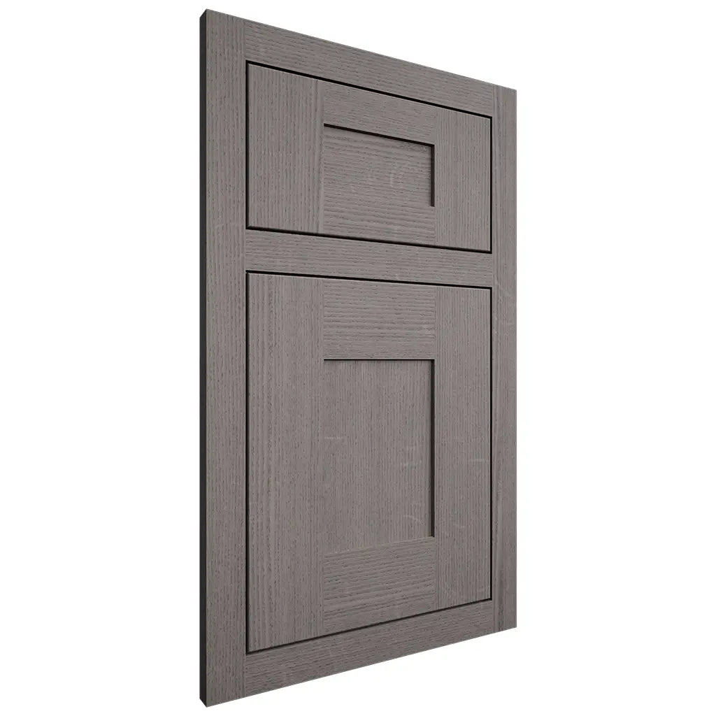 Shiloh Cabinetry Flush Inset Hartford White Oak Quarter Sawn Flagstone Door