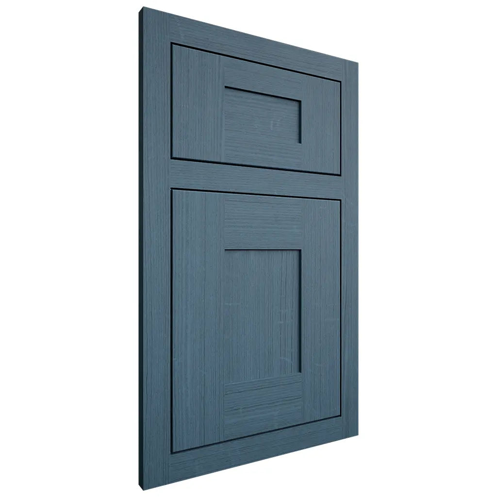 Shiloh Cabinetry Flush Inset Hartford White Oak Quarter Sawn Hudson Door