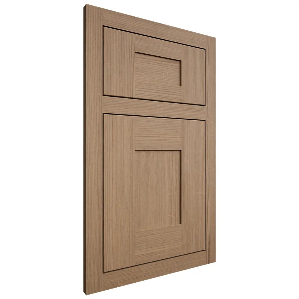 Shiloh Cabinetry Flush Inset Hartford White Oak Quarter Sawn Natural Door