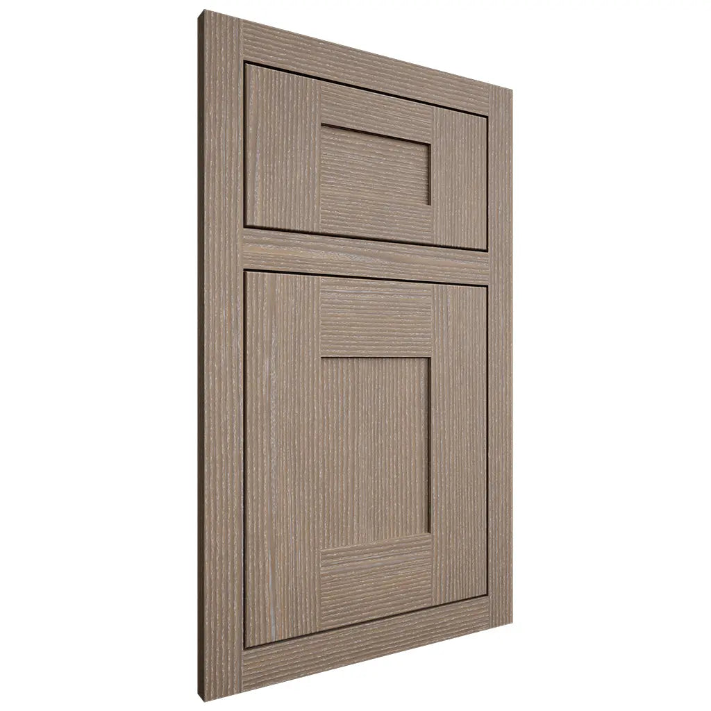 Shiloh Cabinetry Flush Inset Hartford White Oak Rift Cut Almond Door