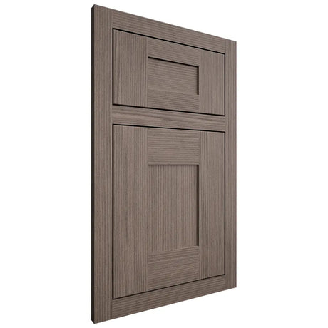 Shiloh Cabinetry Flush Inset Hartford White Oak Rift Cut Clay Door