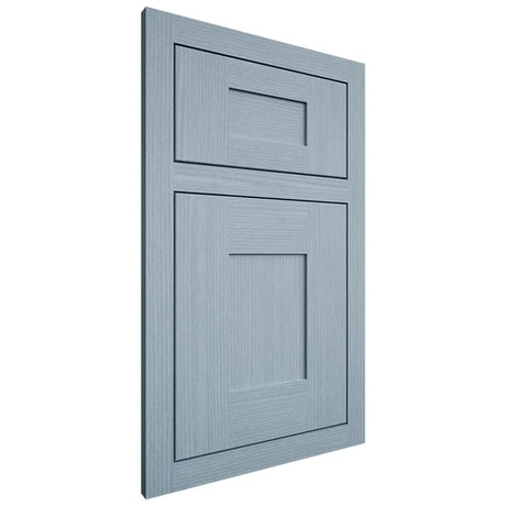 Shiloh Cabinetry Flush Inset Hartford White Oak Rift Cut Sky Door