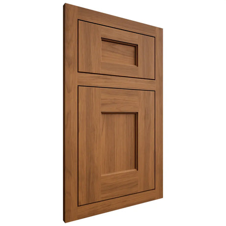Shiloh Cabinetry Flush Inset Heritage Hickory Plain Cut Chestnut Door
