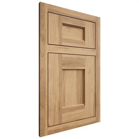 Shiloh Cabinetry Flush Inset Heritage Hickory Plain Cut Natural Door