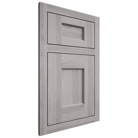 Shiloh Cabinetry Flush Inset Heritage Hickory Plain Cut Stratus Door