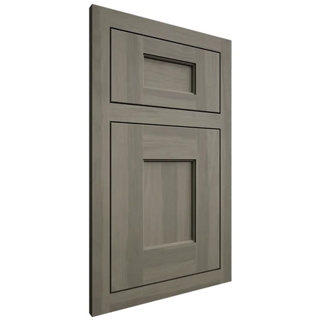 Shiloh Cabinetry Flush Inset Heritage Hickory Plain Cut Thyme Door