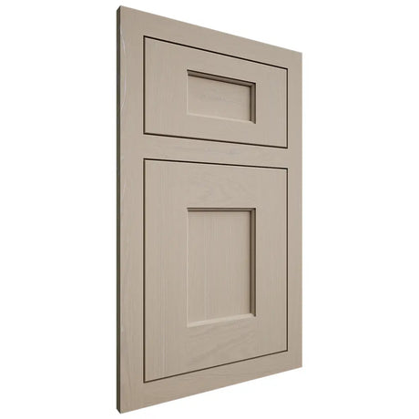 Shiloh Cabinetry Flush Inset Heritage Maple Plain Cut Pebble Door