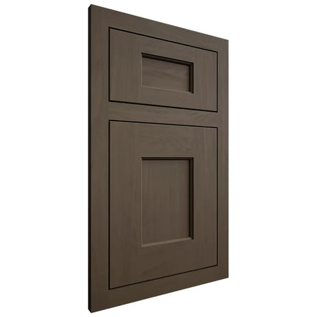Shiloh Cabinetry Flush Inset Heritage Maple Plain Cut Perfect Brown Door