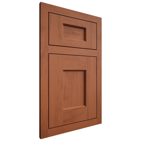Shiloh Cabinetry Flush Inset Heritage Maple Plain Cut Spice Door