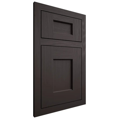 Shiloh Cabinetry Flush Inset Heritage Poplar Plain Cut Carbon Door