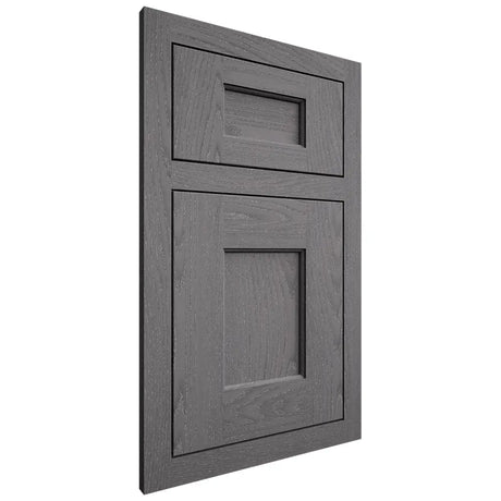 Shiloh Cabinetry Flush Inset Heritage Red Oak Plain Cut Cadet Door