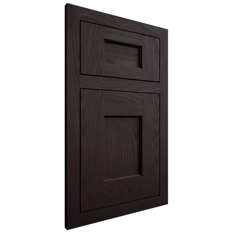 Shiloh Cabinetry Flush Inset Heritage Red Oak Plain Cut Espresso Door