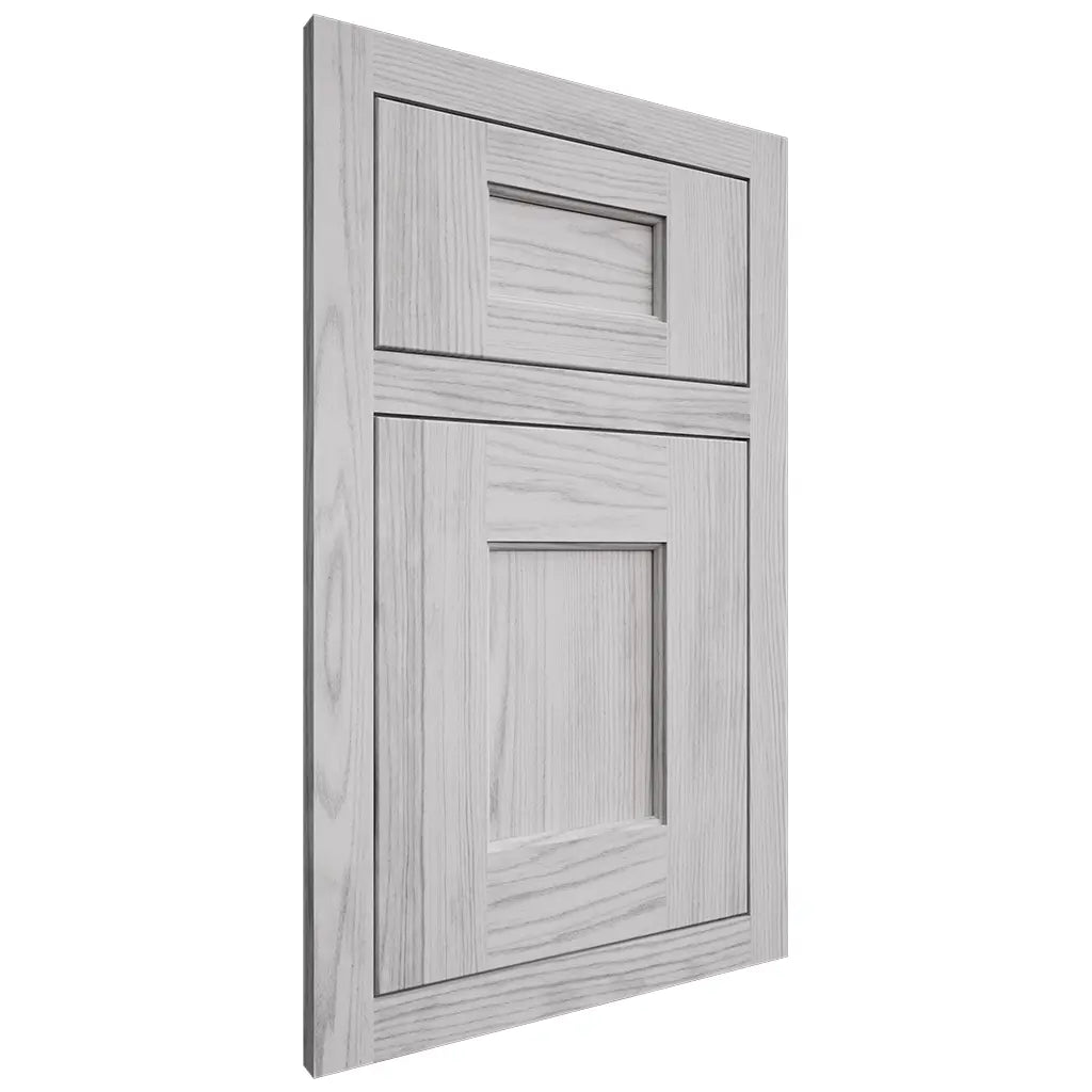 Shiloh Cabinetry Flush Inset Heritage Walnut Plain Cut Stratus Door
