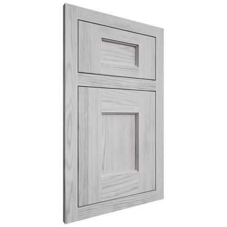 Shiloh Cabinetry Flush Inset Heritage Walnut Plain Cut Stratus Door