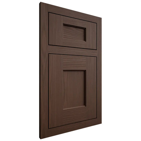 Shiloh Cabinetry Flush Inset Heritage White Oak Plain Cut Braun Door